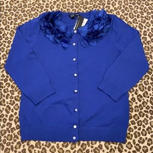 Cobalt Blue Cardigan Size M
